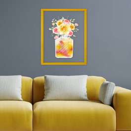 Wallity Cuadro Decorativo Enmarcado CAM811 Multicolor